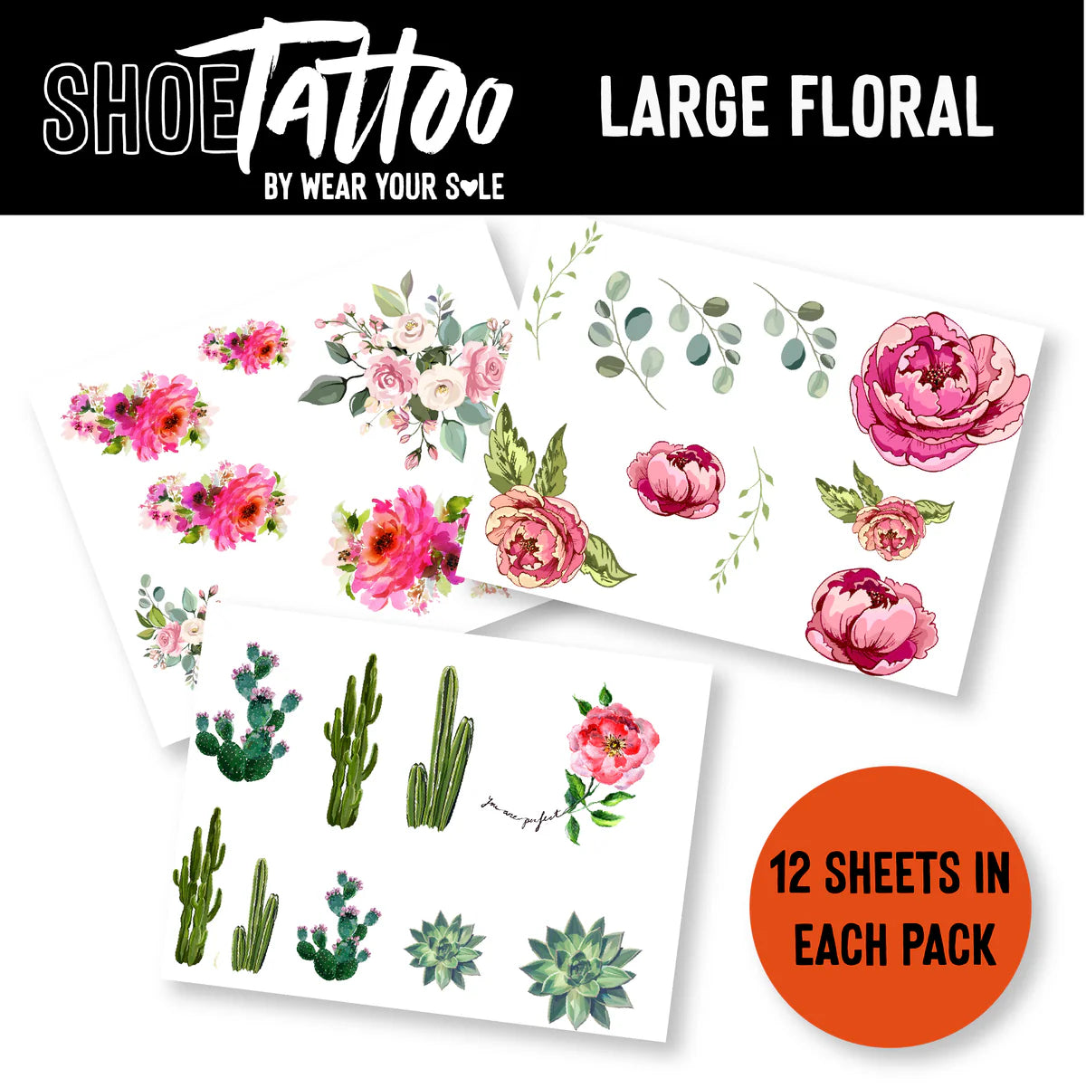 SHOE TATTOO- LARGE