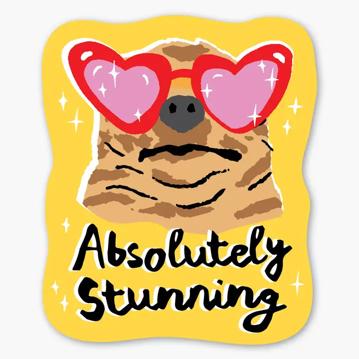 STUNNING DOG STICKER