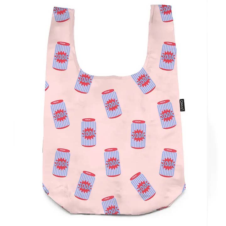 SODA POP CAN BAG CHARM & REUSABLE BAG