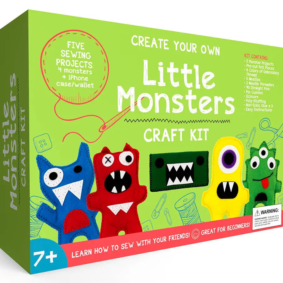 LITTLE MONSTERS SEWING KIT
