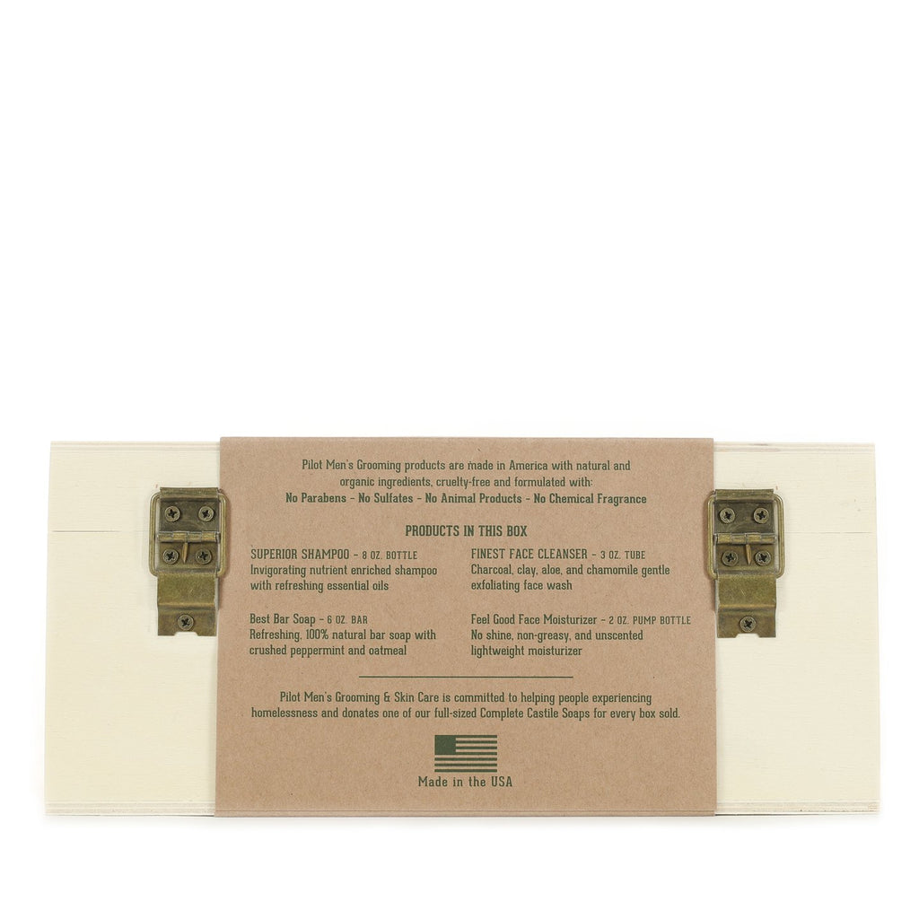 PILOT MEN'S GROOMING AND SKIN CARE ESSENTIAL SET