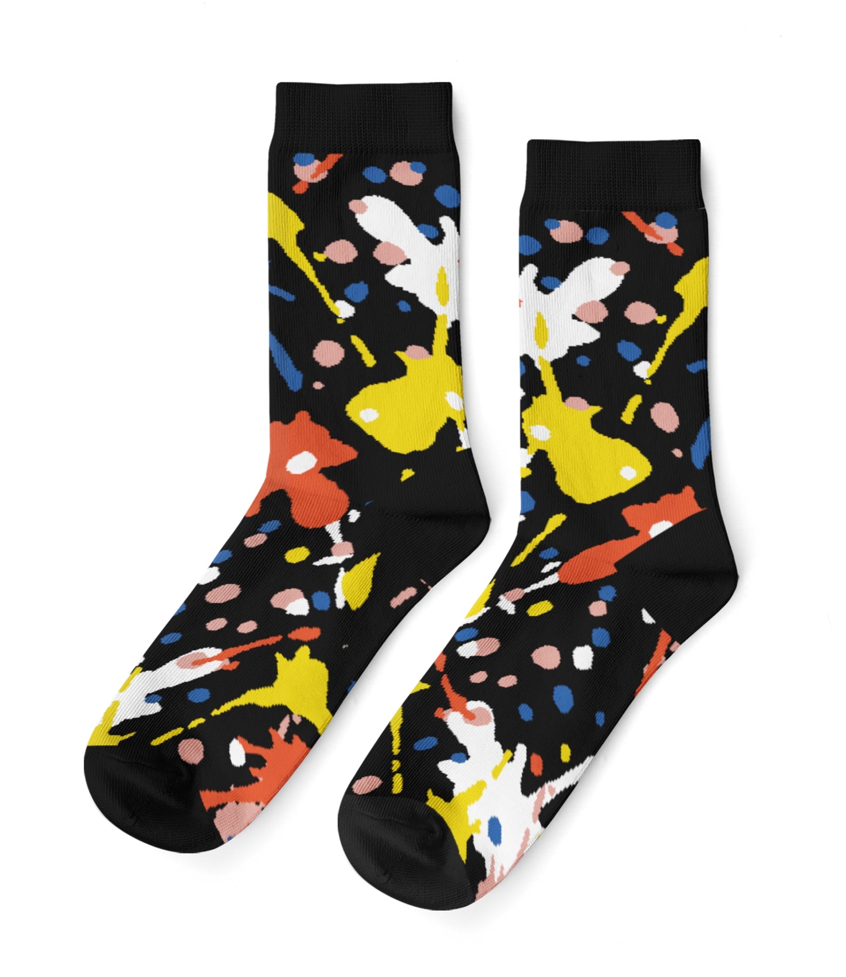 PAINT SPLATTER CREW SOCKS
