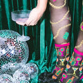 COCKTAIL HOUR SHEER CREW SOCK