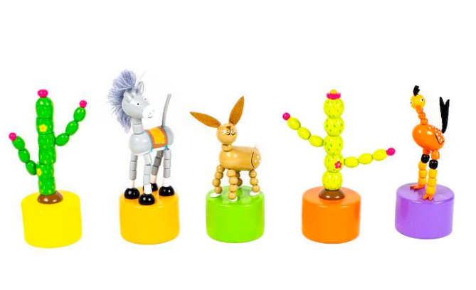 DESERT CREATURES PUSH PUPPET