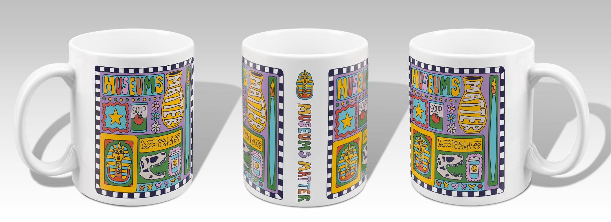 MUSEUMS MATTER ILLUSTRATION MUG