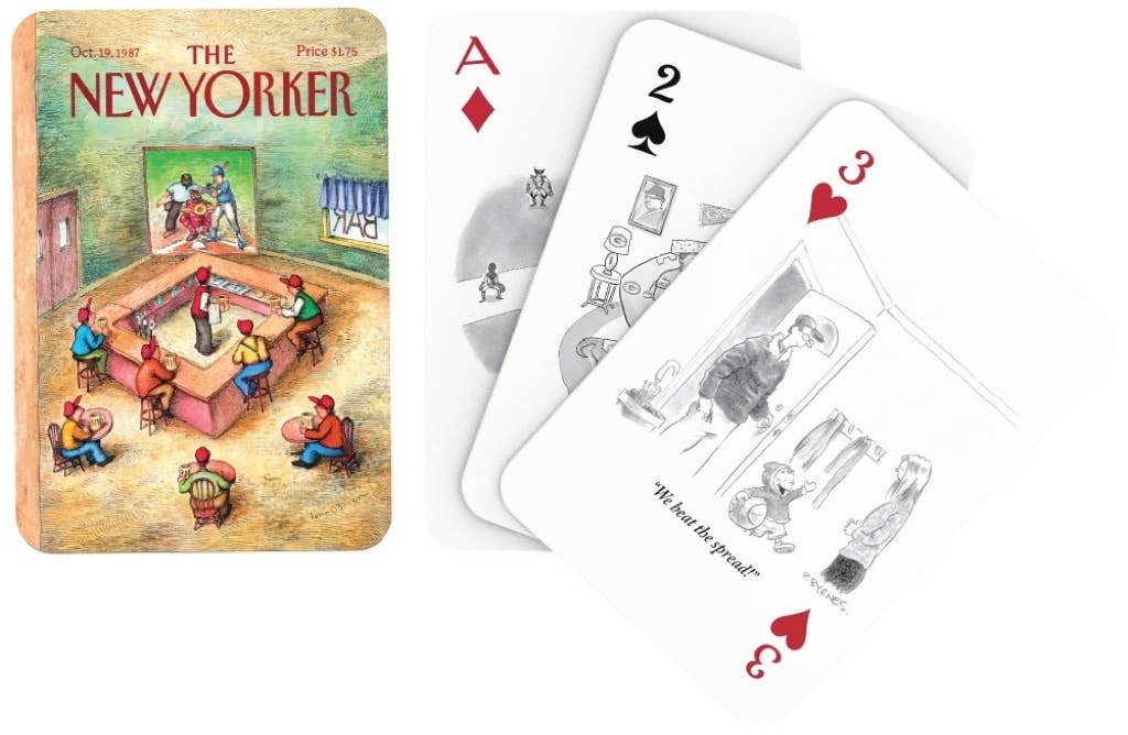 THE NEW YORKER SPORTS CARTOONS PLAYING CARDS