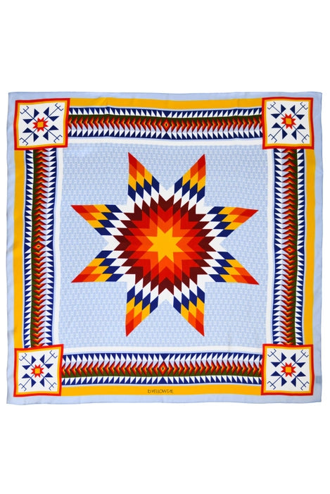 B. YELLOWTAIL SILK SCARF