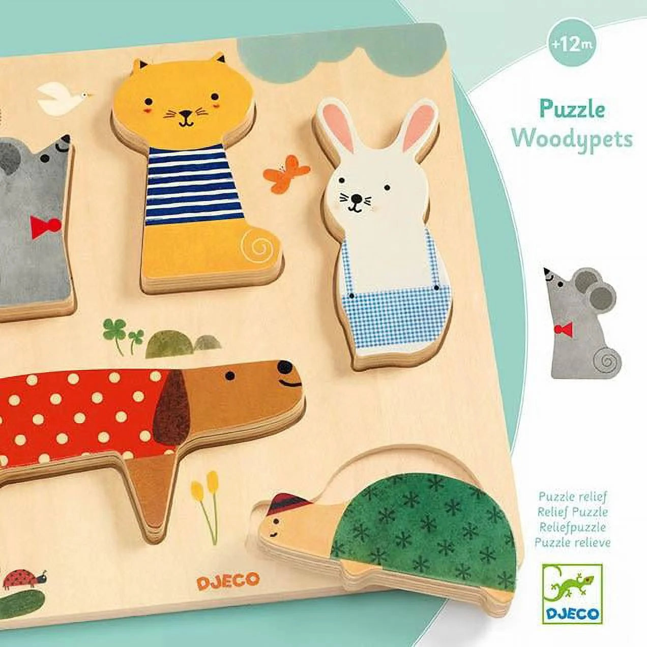 WOODEN PUZZLE WOODYPETS