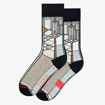 FRANK LLOYD WRIGHT DESIGN SOCKS