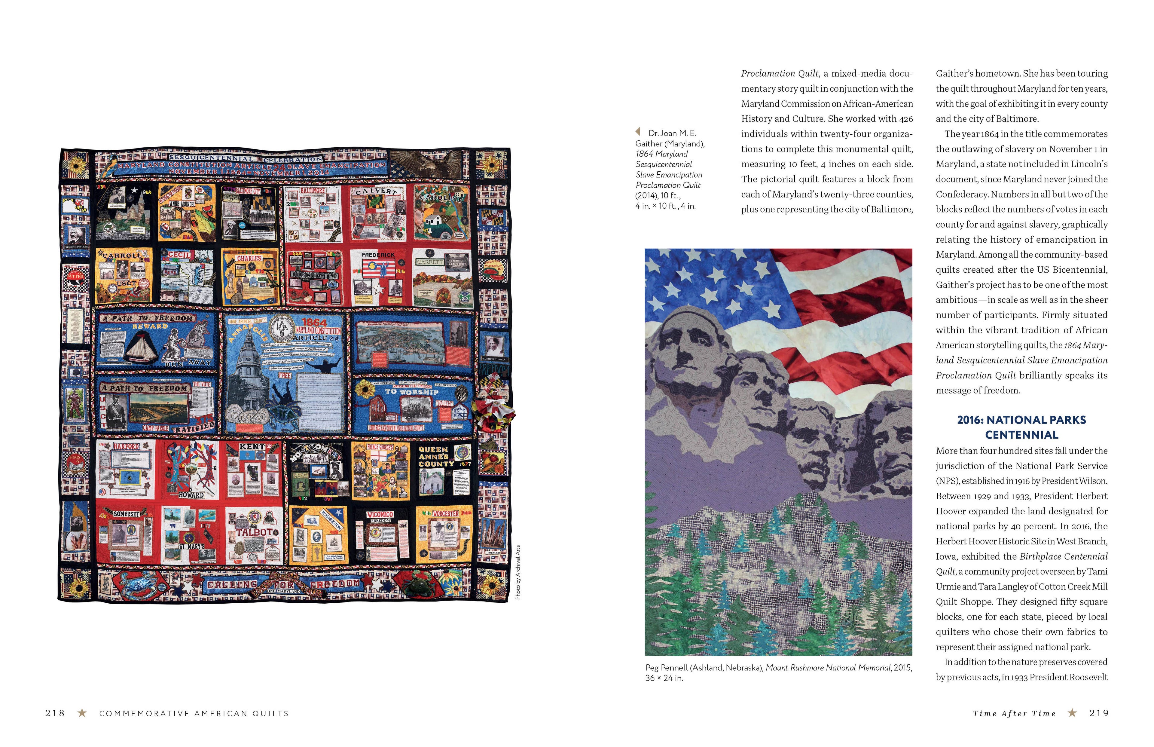 COMMERATIVE AMERICAN QUILTS: STITCHING OUR HERITAGE FROM 1876 TO TODAY
