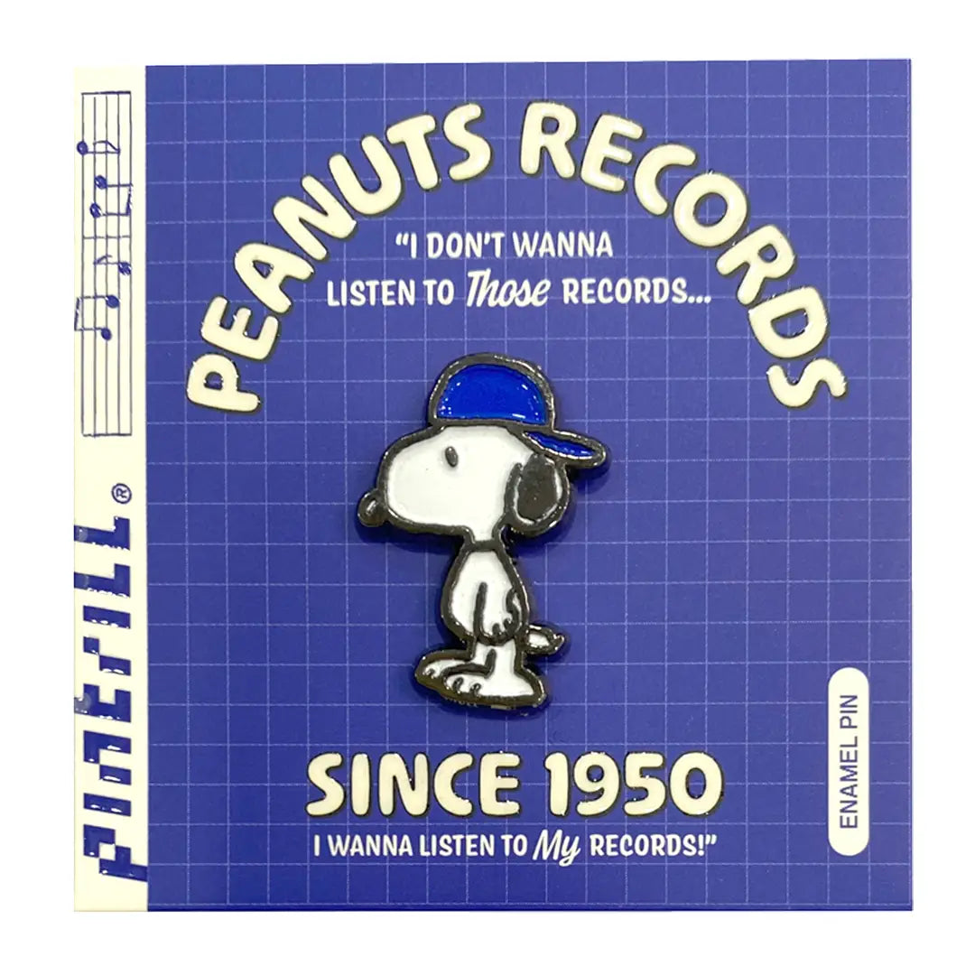 SNOOPY BLUE CAP PIN