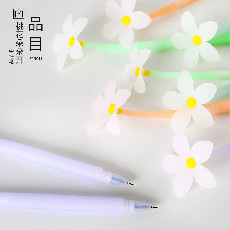 FLOWER WIGGLE GEL PEN