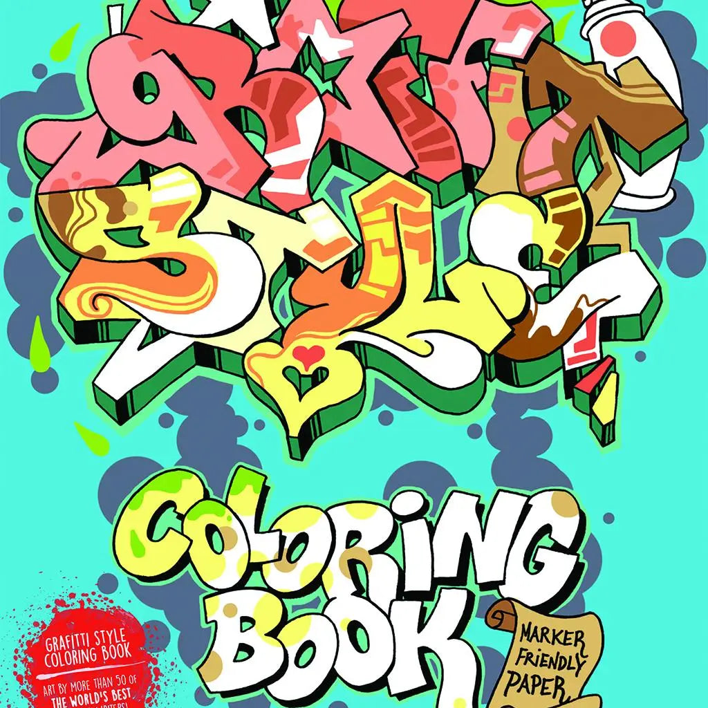 GRAFFITI STYLE COLORING BOOK