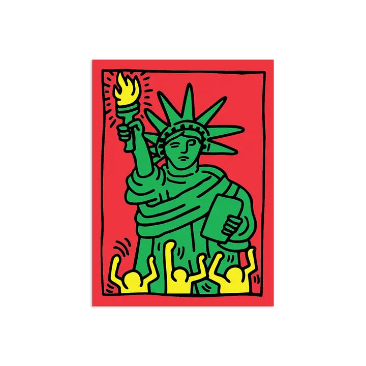 STATUE OF LIBERTY BY KEITH HARING
