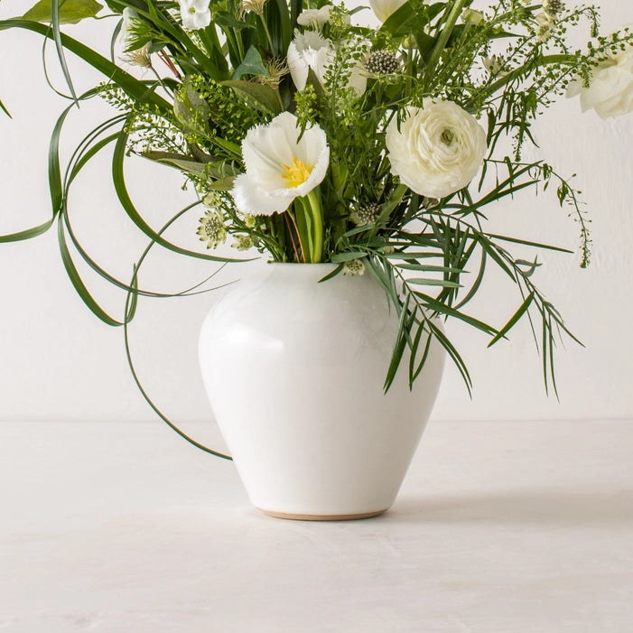 VERDURE VASE NO. 3 STONEWARE