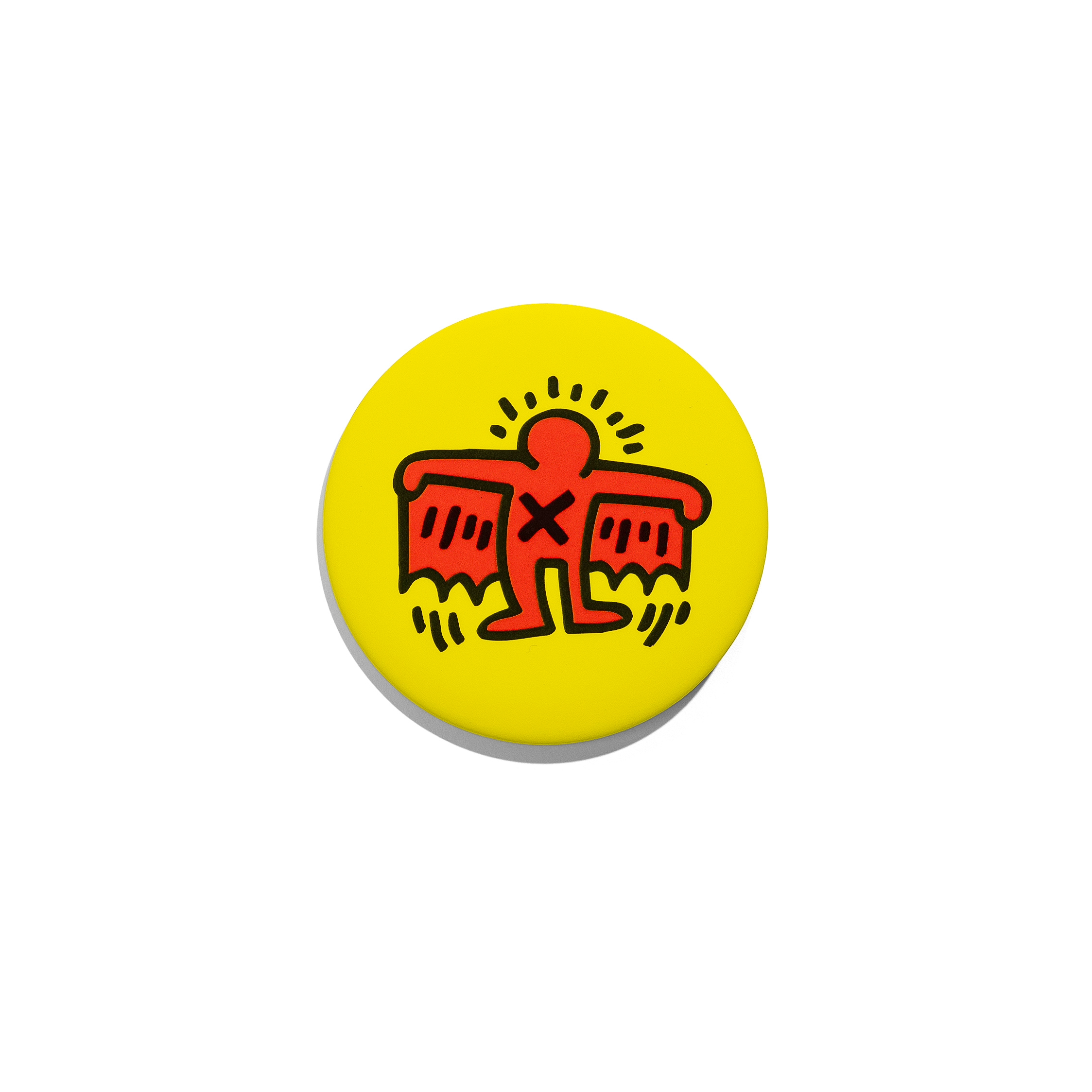 HARING POP SHOP BATMAN CAN BADGE
