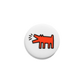 HARING POP SHOP BARKING DOG CAN BADGE