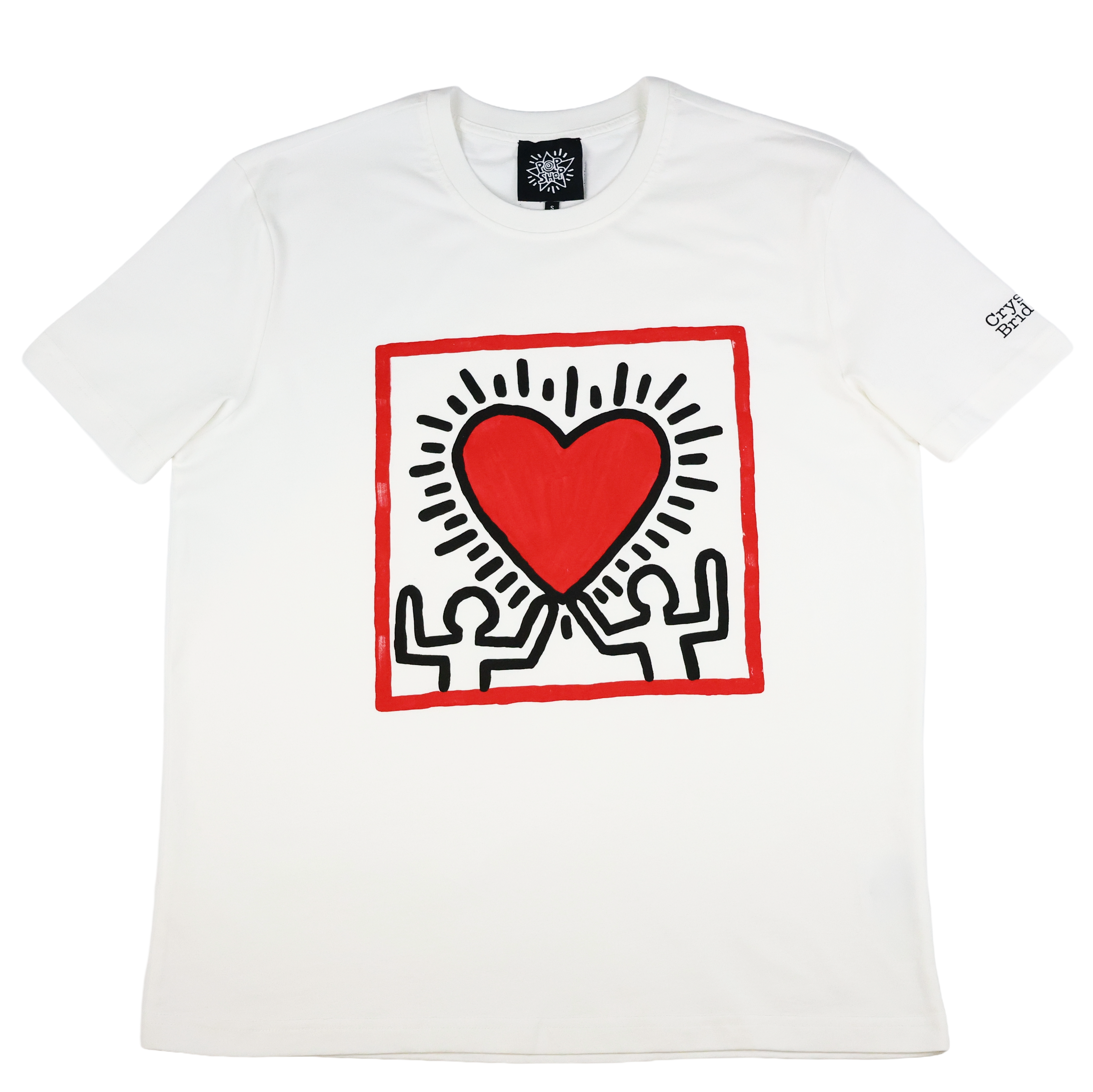 POP SHOP HEART WITH TWO FIGURES T-SHIRT
