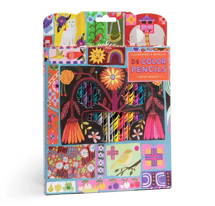 DUTCH QUILT SAMPLER 24 COLORED PENCILS