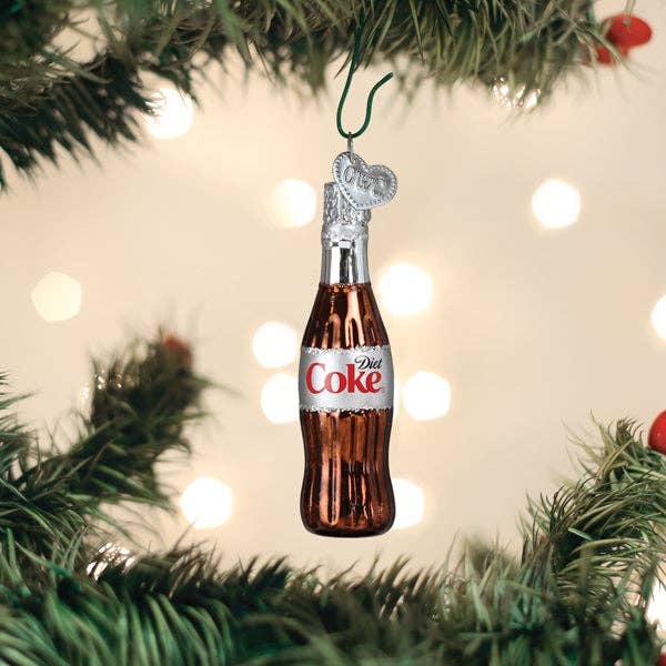 MINI DIET COKE BOTTLE ORNAMENT