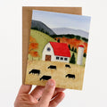 GOLDEN DAYS GREETING CARD