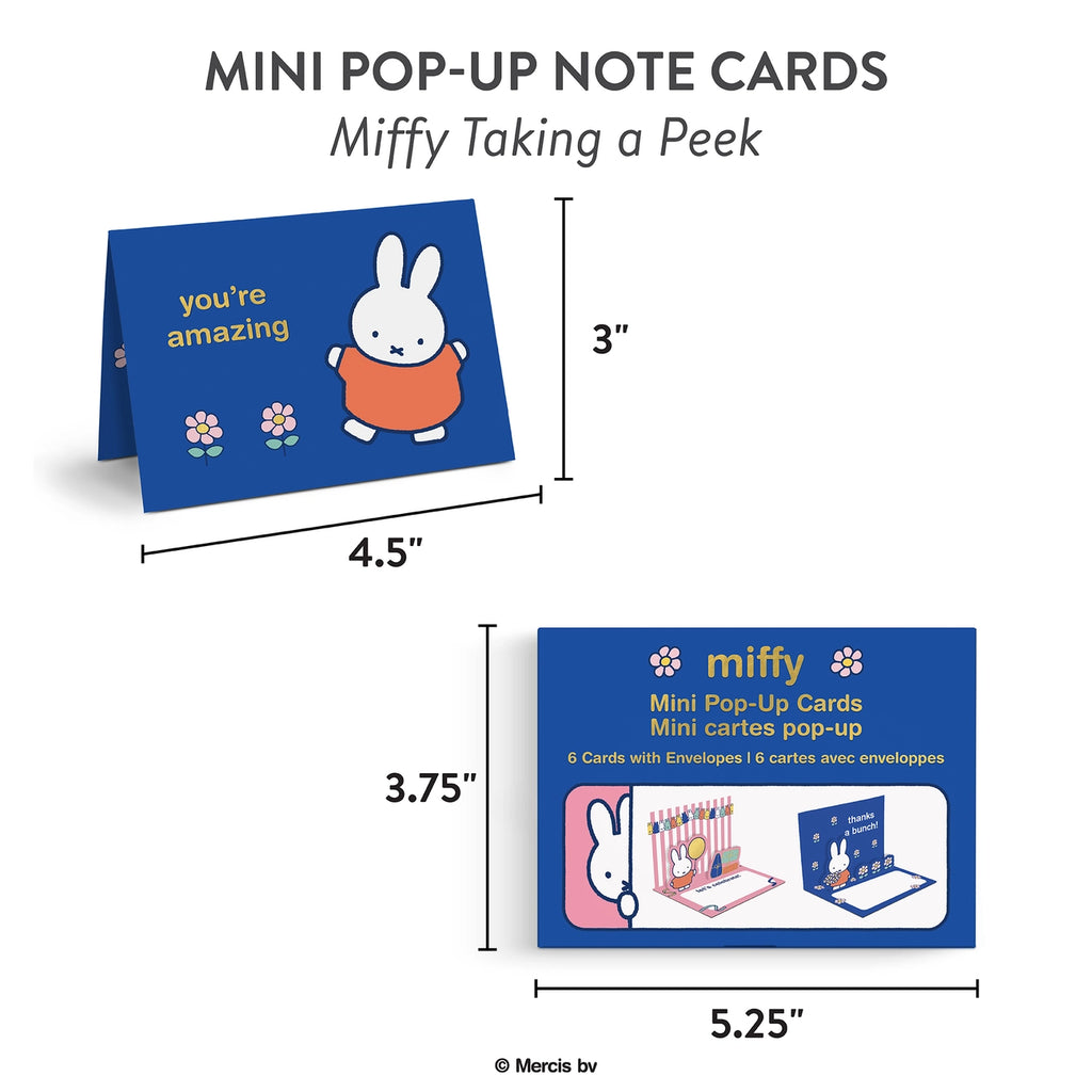 MIFFY DREAMY PETALS MINI POP-UP NOTECARDS