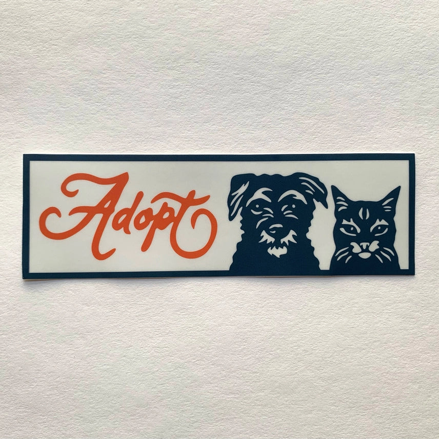 ADOPT VINYL STICKER