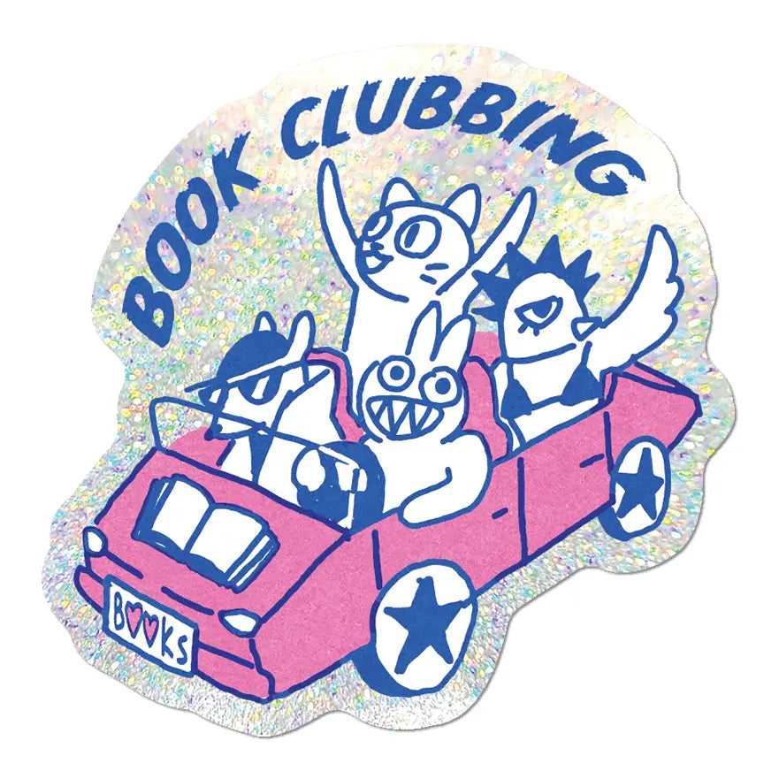 BOOK CLUBBING STICKER