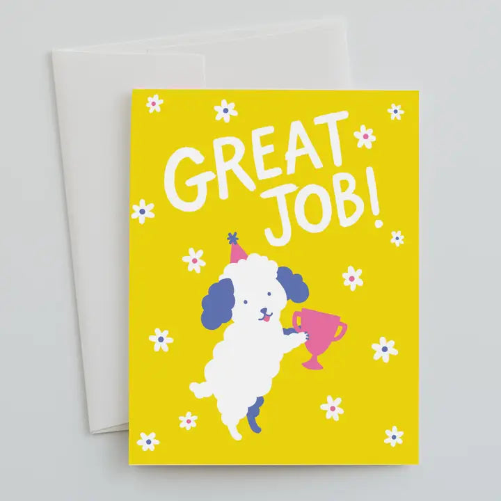 GREAT JOB DOG CARD