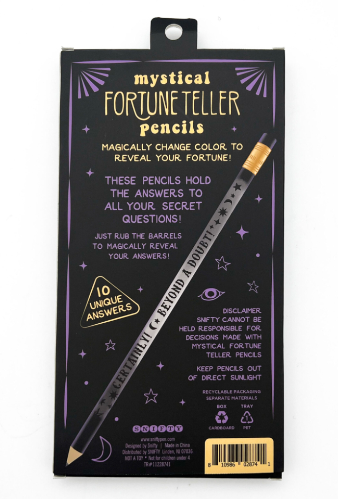 MYSTICAL FORTUNE TELLER PENCIL SET