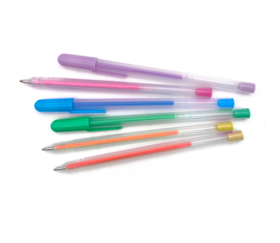 GELLIE PEN SET - 6 RAINBOW/6 PASTEL