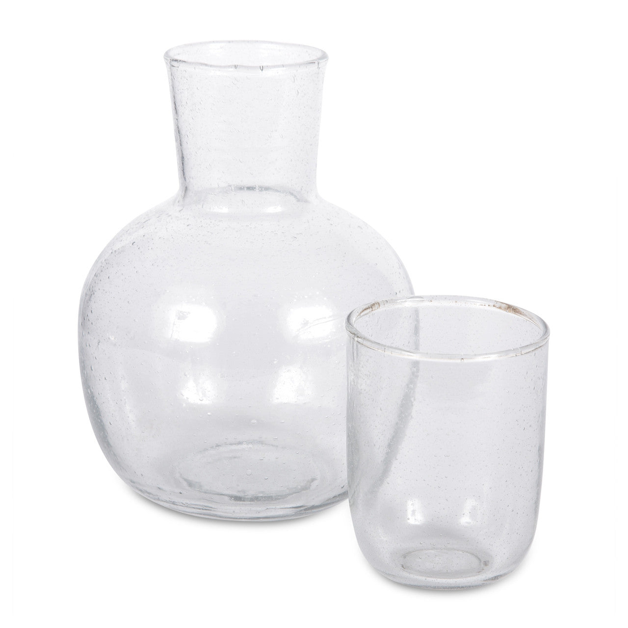 CARAFE WITH SEEDED GLASS