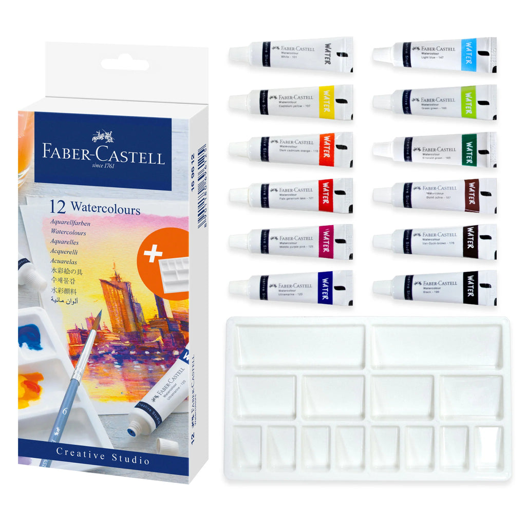 WATERCOLORS, SET OF 12