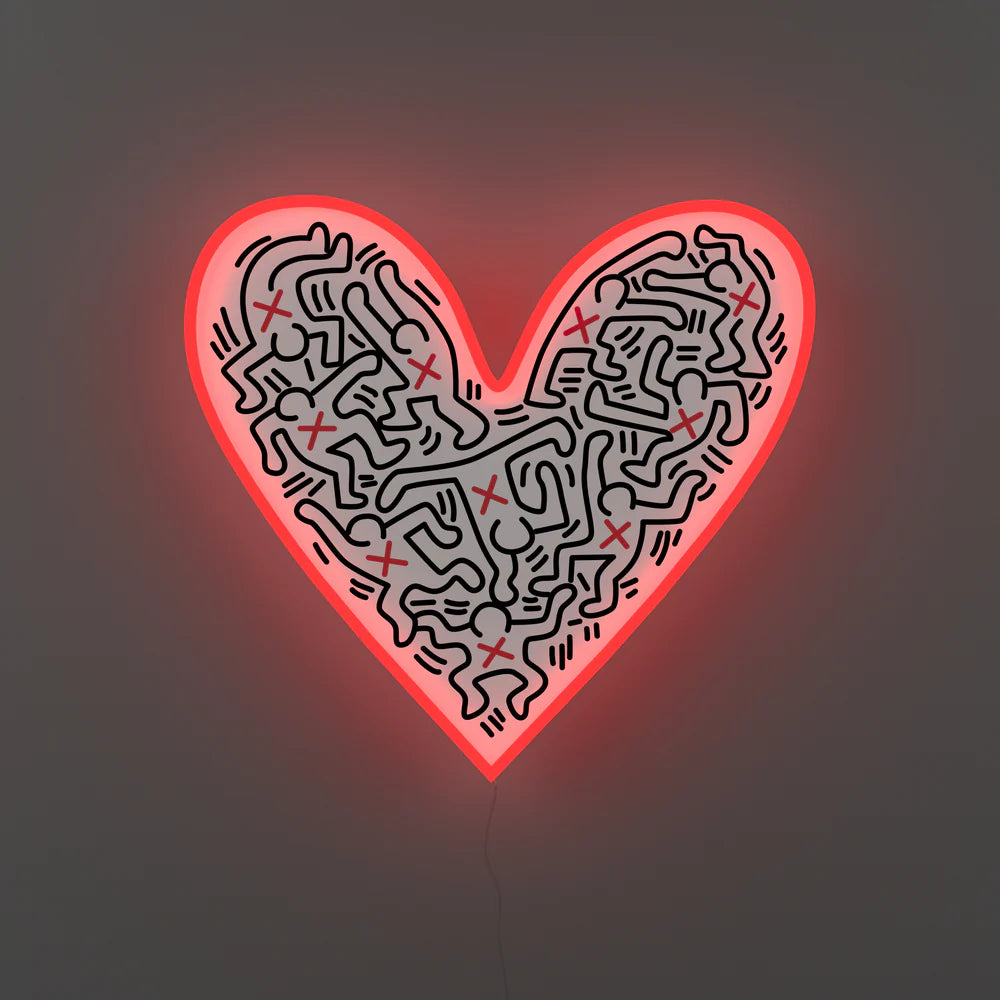 DANCE LOVE, KEITH HARING NEON