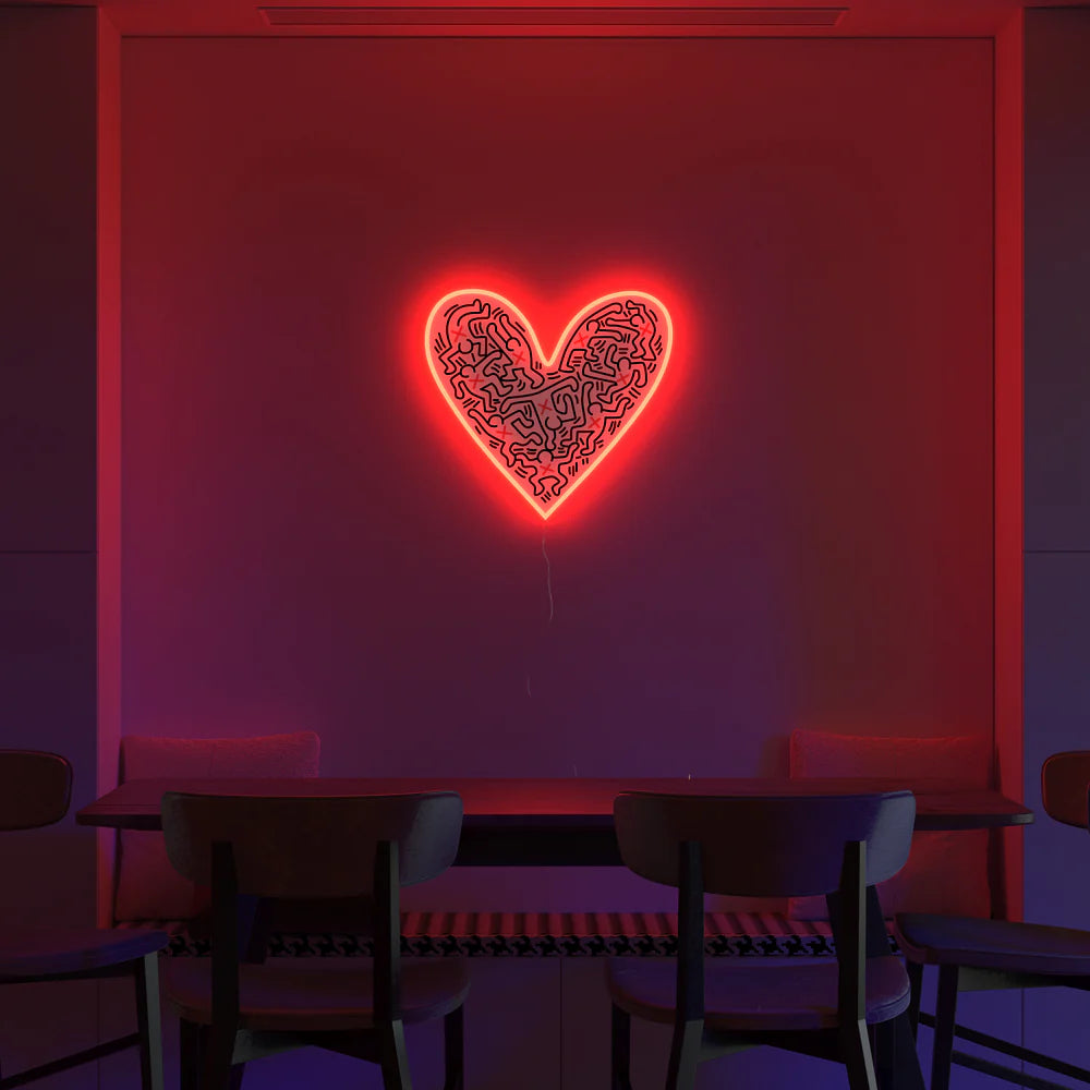 DANCE LOVE, KEITH HARING NEON