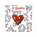 KEITH HARING HEART PIN