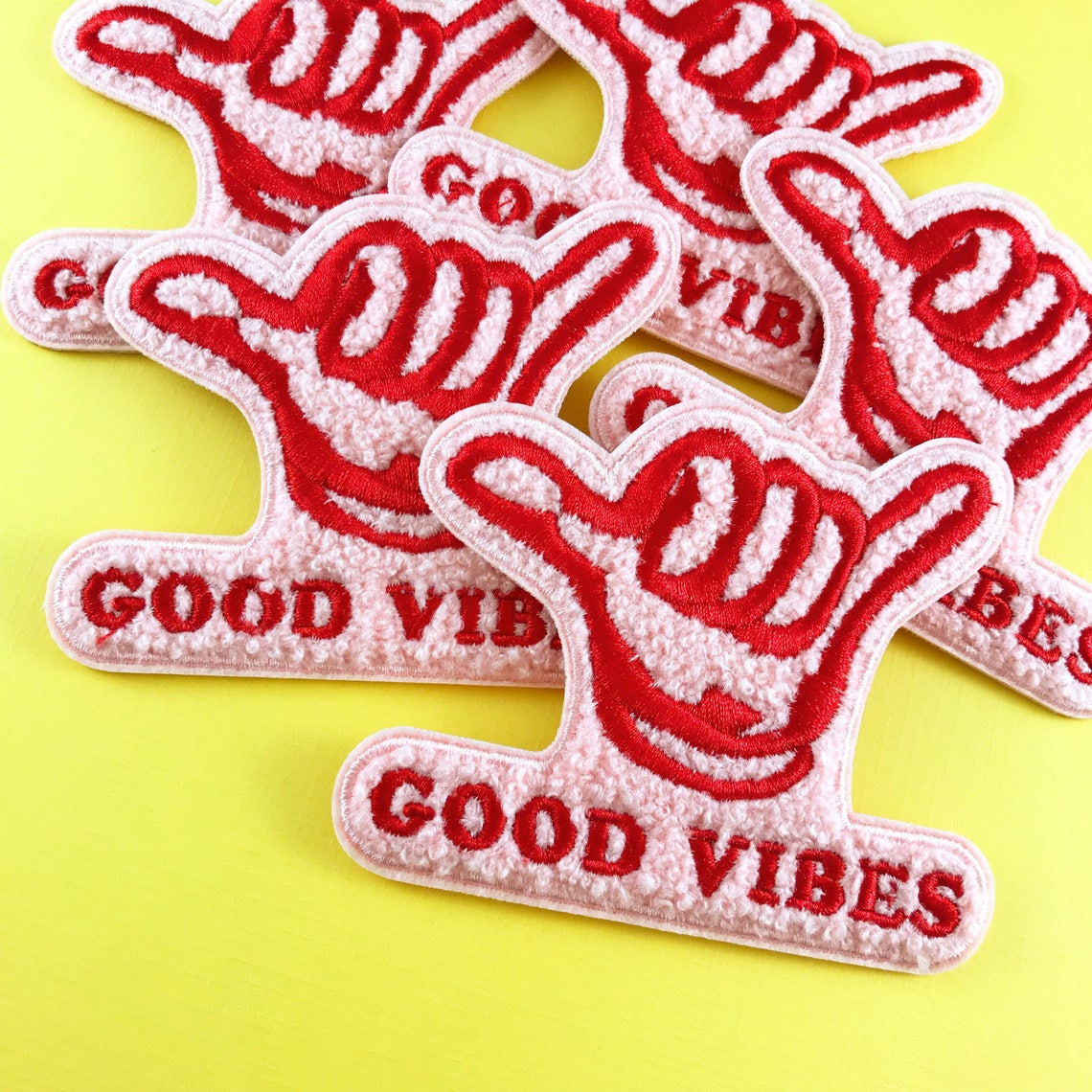 GOOD VIBES CHENILLE IRON ON PATCH