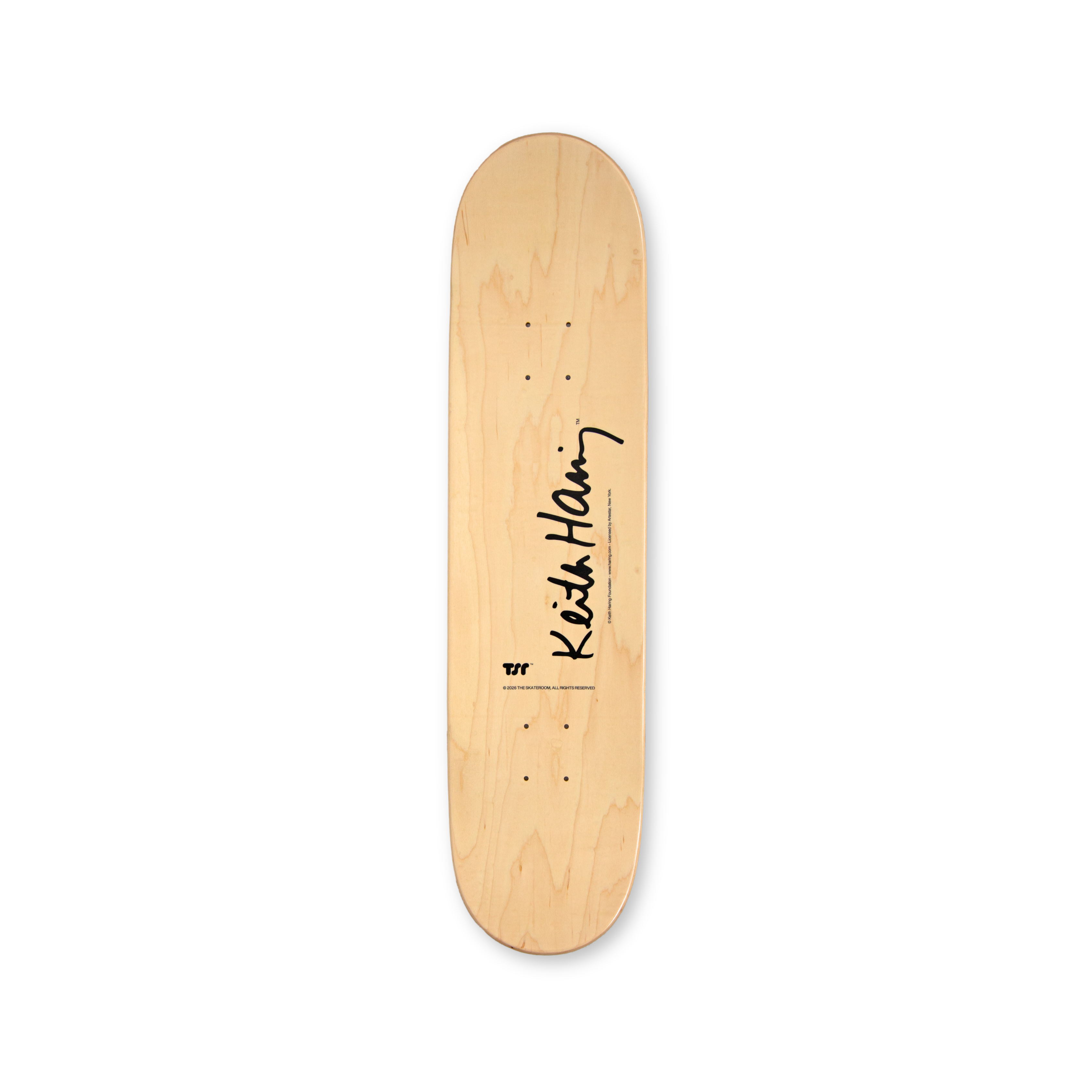 KEITH HARING: UNTITLED (IT TAKES TWO) SKATEBOARD DECK
