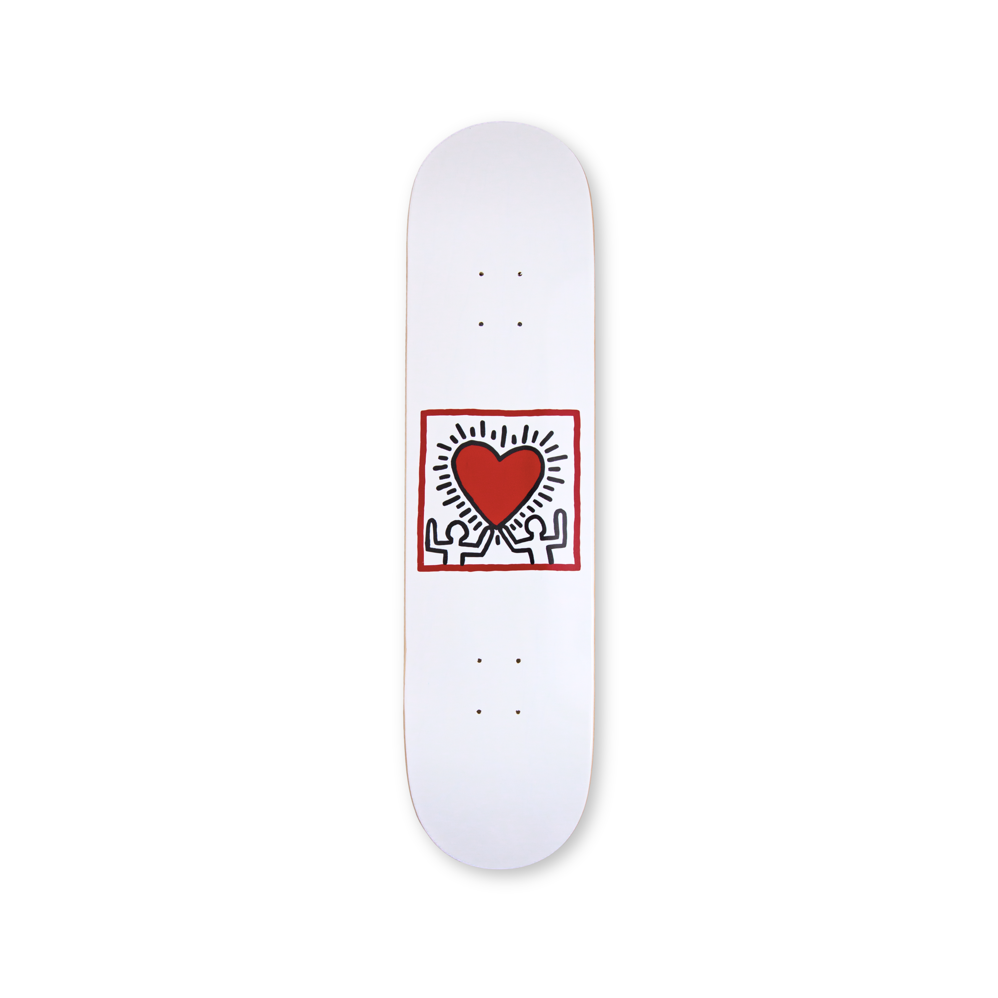 KEITH HARING: UNTITLED (IT TAKES TWO) SKATEBOARD DECK