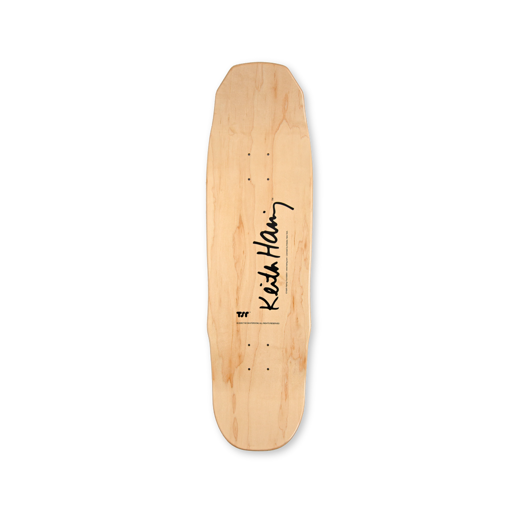 KEITH HARING: UNTITLED (SNAKE RIDE) SKATEBOARD DECK