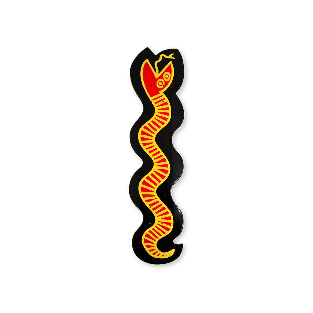 KEITH HARING: SNAKE SKATEBOARD DECK