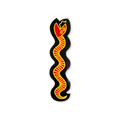 KEITH HARING: SNAKE SKATEBOARD DECK