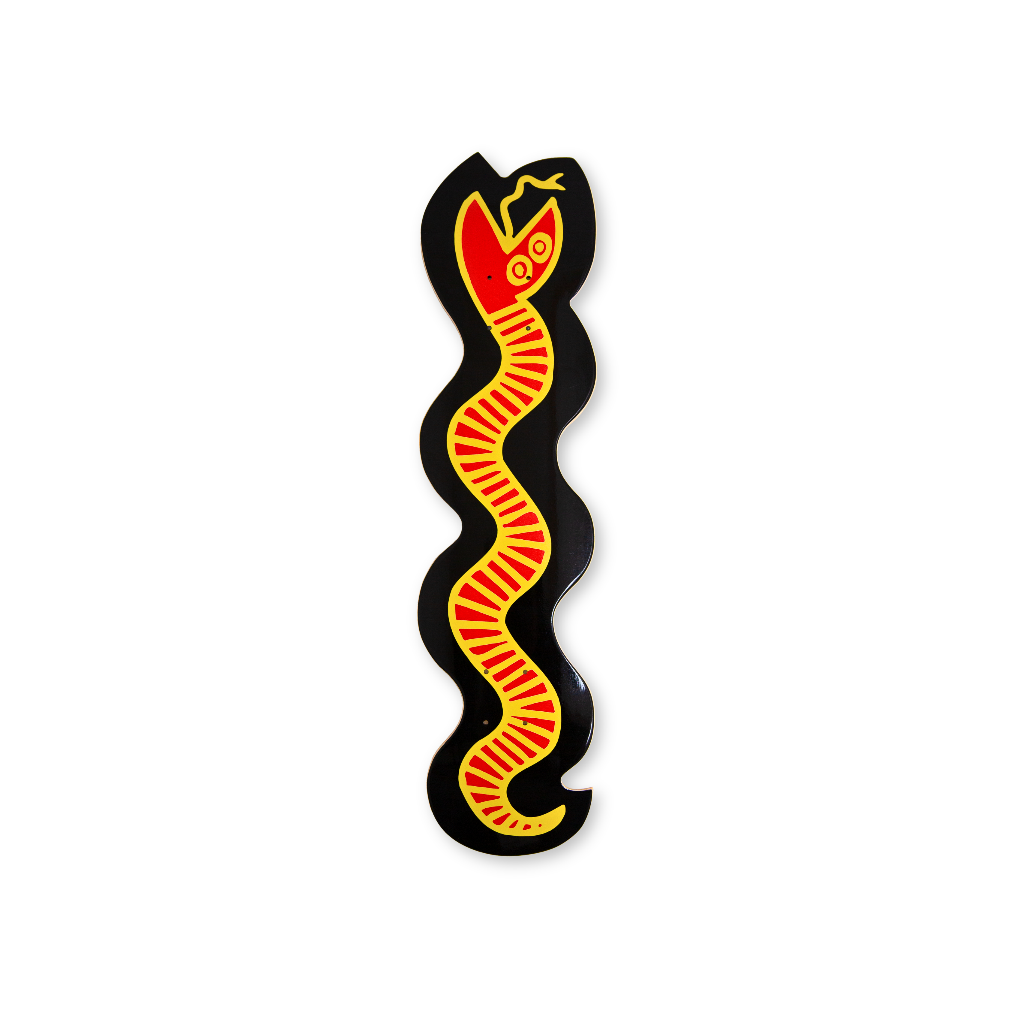 KEITH HARING: SNAKE SKATEBOARD DECK