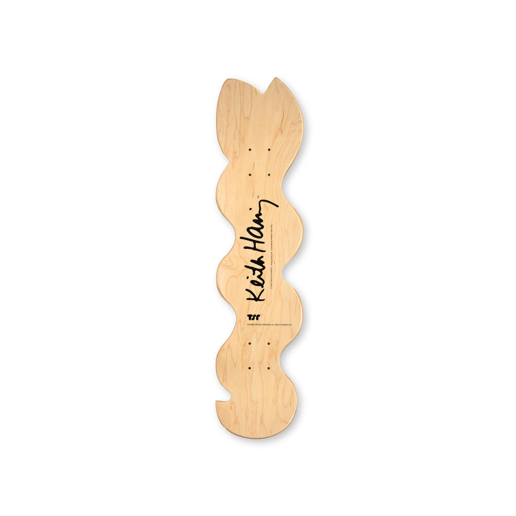 KEITH HARING: SNAKE SKATEBOARD DECK