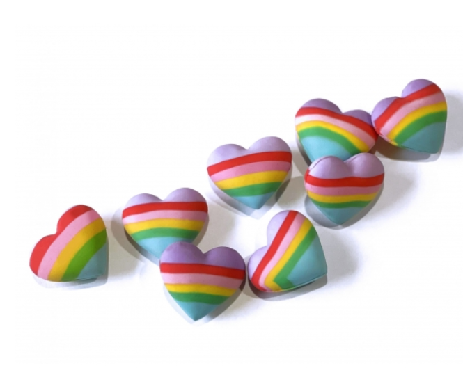 WHOLE LOTTA LOVE ERASERS - SET OF 5