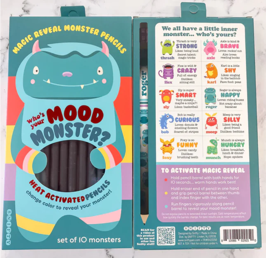 MONSTER MOOD PENCIL SET