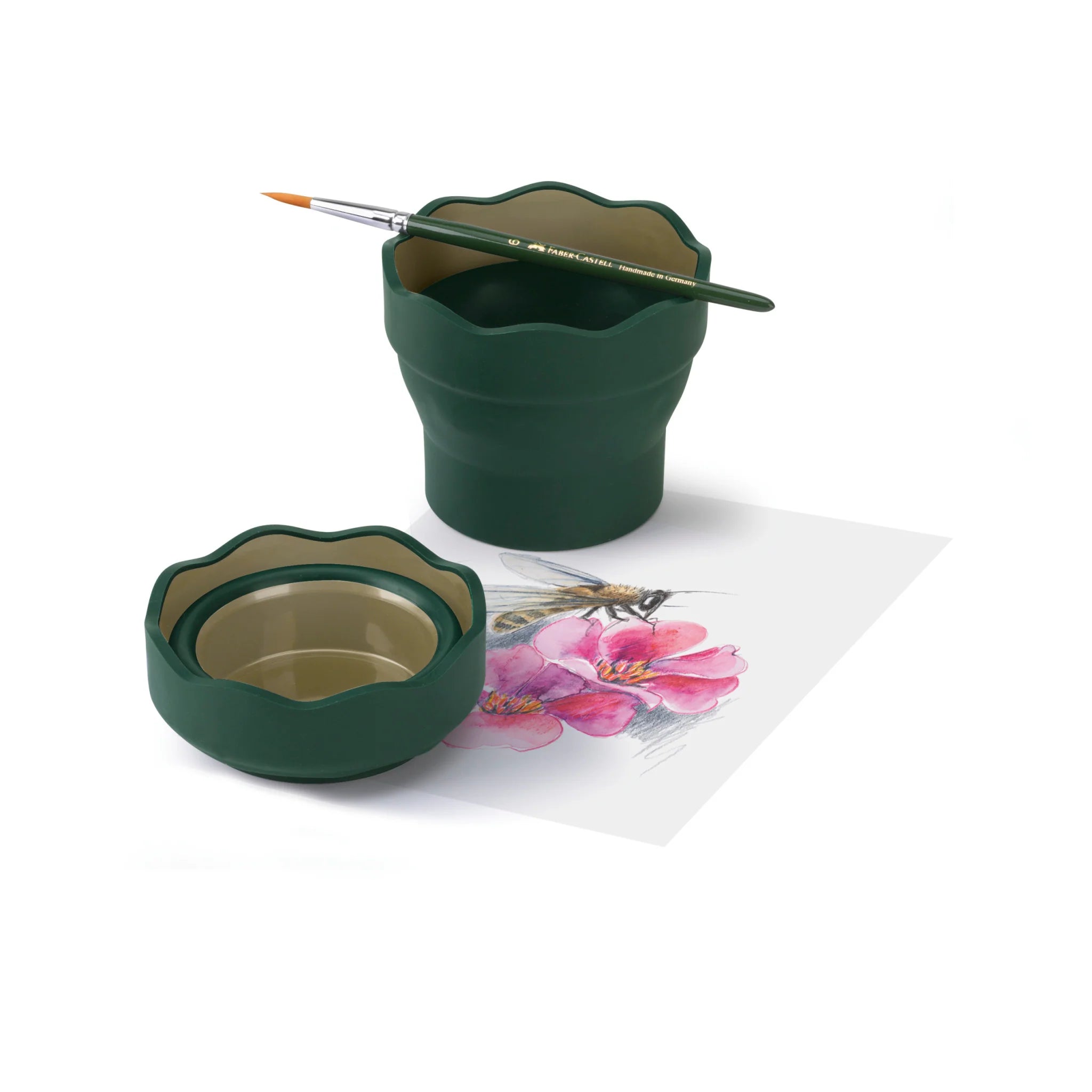 CLICK AND GO WATER CUP (DARK GREEN)