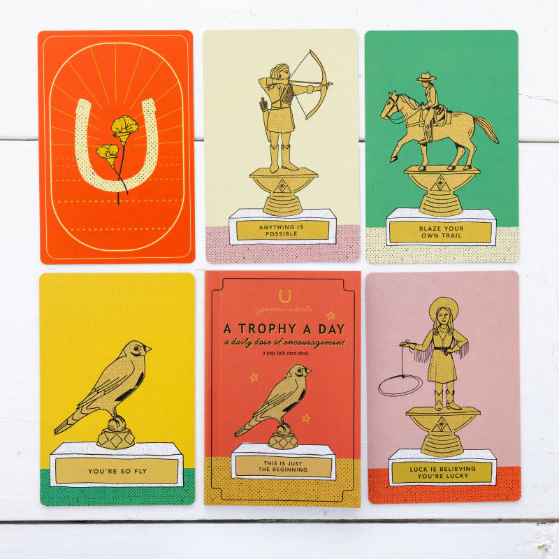 A TROPHY A DAY ORACLE CARDS