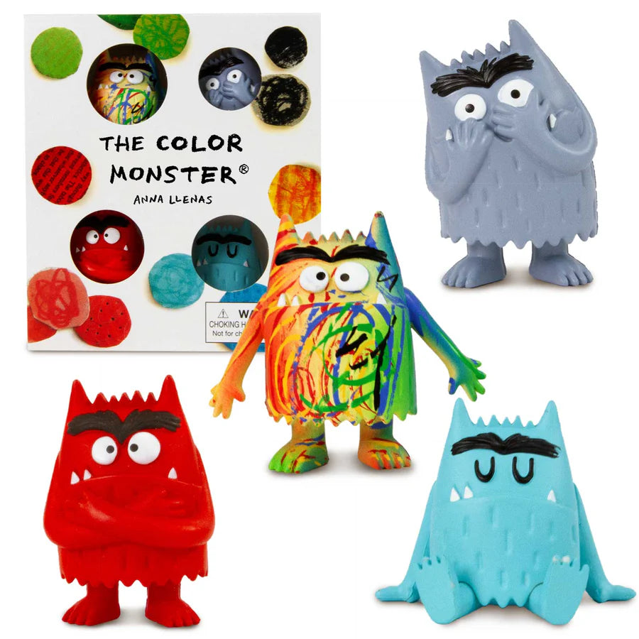 THE COLOR MONSTER SET OF FOUR FIGURINES