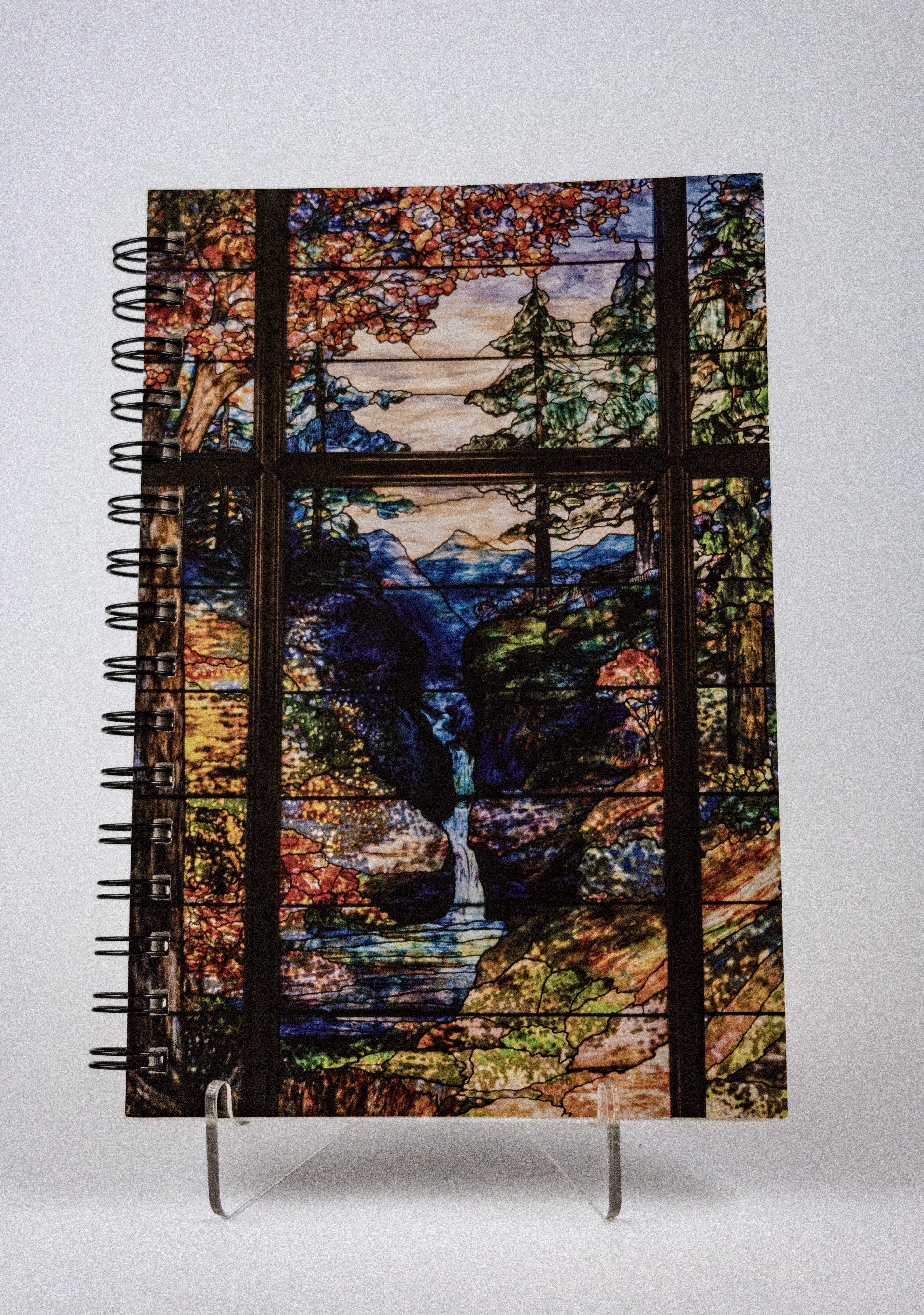 TIFFANY STUDIOS ROOT MEMORIAL WINDOW SPIRAL NOTEBOOK